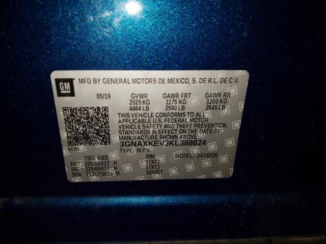 Foto 10 de la subasta – 2019 CHEVROLET EQUINOX LT con VIN 3GNAXKEV3KL388824
