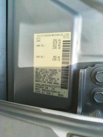 Photo 10 from auction – 2012 NISSAN ALTIMA BAS with VIN 1N4AL2AP7CN427577