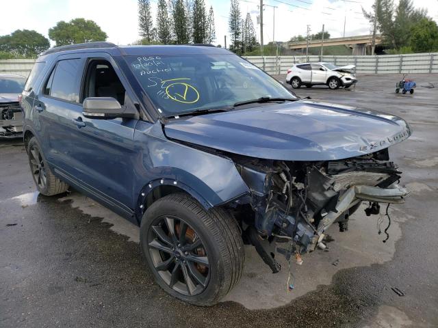 FORD EXPLORER X 2018 with VIN 1FM5K8D89JGA38863 - Photo from auction