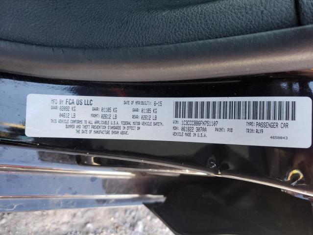 Photo 10 from auction – 2015 CHRYSLER 200 S with VIN 1C3CCCBB6FN751107
