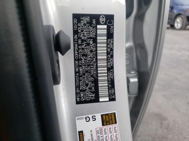 Photo 10 from auction – 2021 TOYOTA COROLLA LE with VIN JTDEPMAE9MJ147873