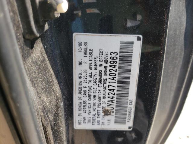 Foto 10 de la subasta – 2001 ACURA 3.2CL con VIN 19UYA42471A024963