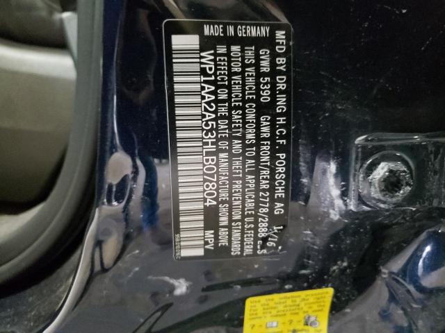 Photo 10 from auction – 2017 PORSCHE MACAN with VIN WP1AA2A53HLB07804