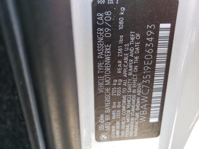 Photo 10 from auction – 2009 BMW 335 XI with VIN WBAWC73519E063493