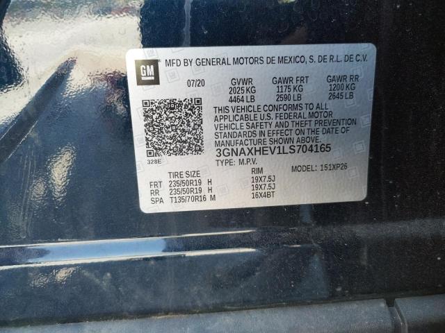 Photo 10 from auction – 2020 CHEVROLET EQUINOX LS with VIN 3GNAXHEV1LS704165