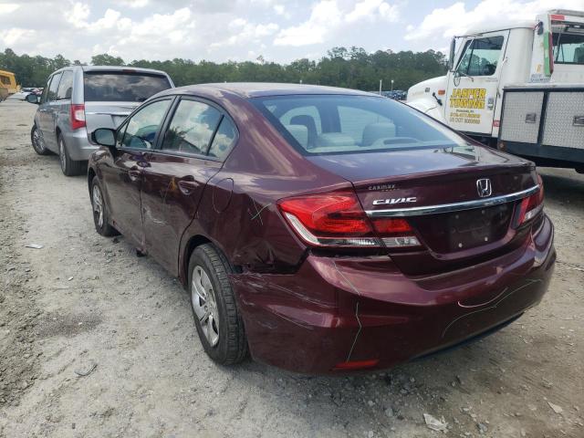 Photo 3 from auction – 2015 HONDA CIVIC LX with VIN 19XFB2F58FE258964
