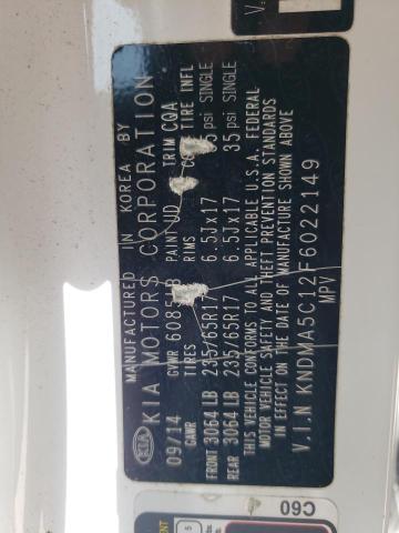 Photo 10 from auction – 2015 KIA SEDONA L with VIN KNDMA5C12F6022149