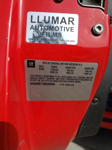 Photo 10 from auction – 2008 SATURN ASTRA XE with VIN W08AR671485099666