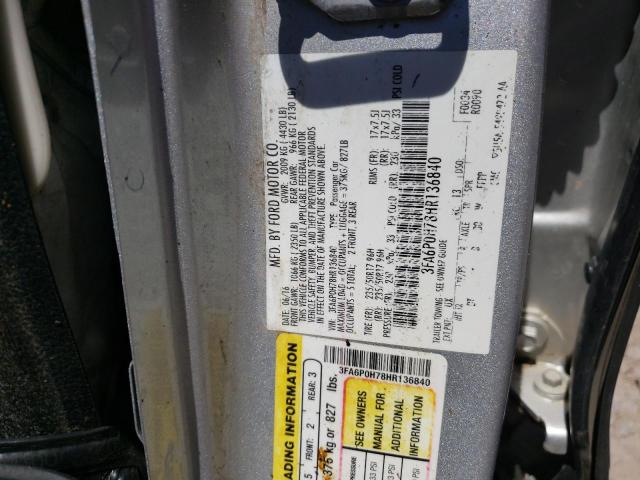 Photo 10 from auction – 2017 FORD FUSION SE with VIN 3FA6P0H78HR136840