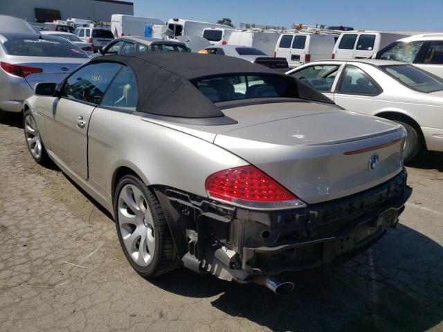 Photo 3 from auction – 2007 BMW 650 I with VIN WBAEK13577CN81175