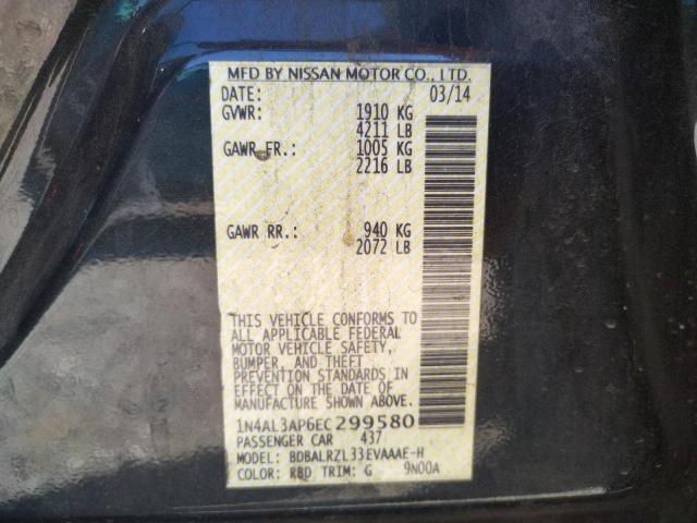 Photo 10 from auction – 2014 NISSAN ALTIMA 2.5 with VIN 1N4AL3AP6EC299580