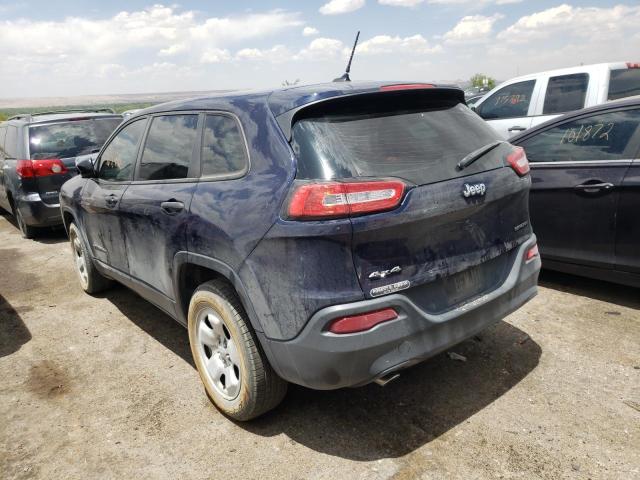 Photo 3 from auction – 2014 JEEP CHEROKEE S with VIN 1C4PJMAB2EW255434
