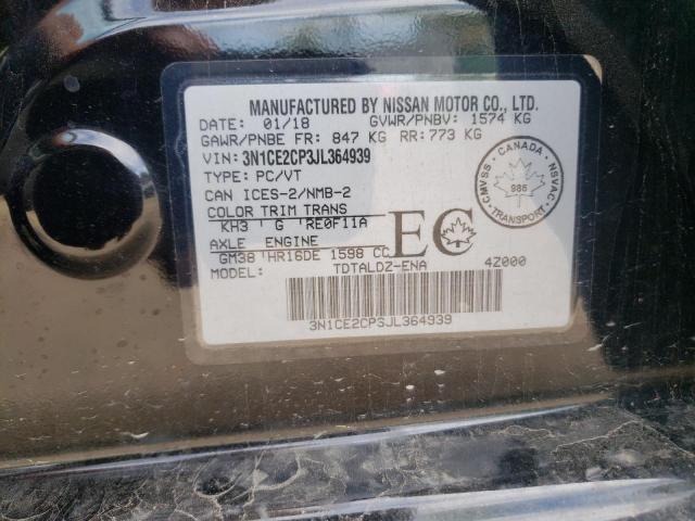 Photo 10 from auction – 2018 NISSAN VERSA NOTE with VIN 3N1CE2CP3JL364939