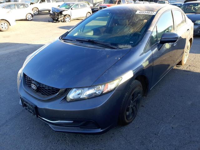 Photo 2 from auction – 2014 HONDA CIVIC LX with VIN 19XFB2F5XEE254932