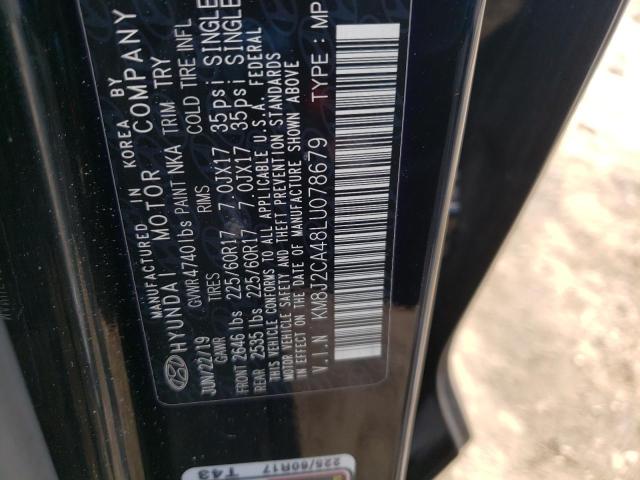 Photo 10 from auction – 2020 HYUNDAI TUCSON SE with VIN KM8J2CA48LU078679