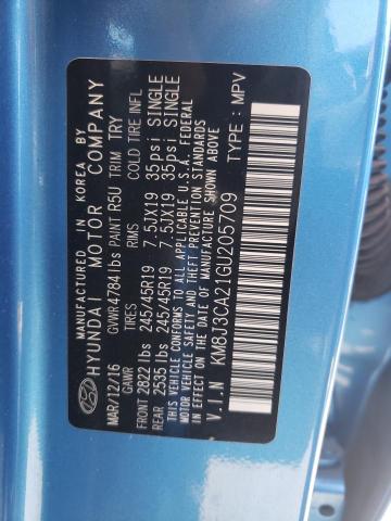 Photo 10 from auction – 2016 HYUNDAI TUCSON LIM with VIN KM8J3CA21GU205709