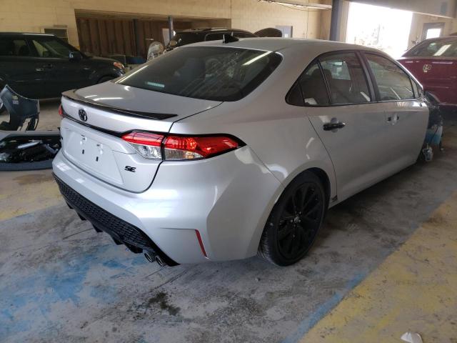 Photo 4 from auction – 2021 TOYOTA COROLLA SE with VIN 5YFS4MCE7MP088147