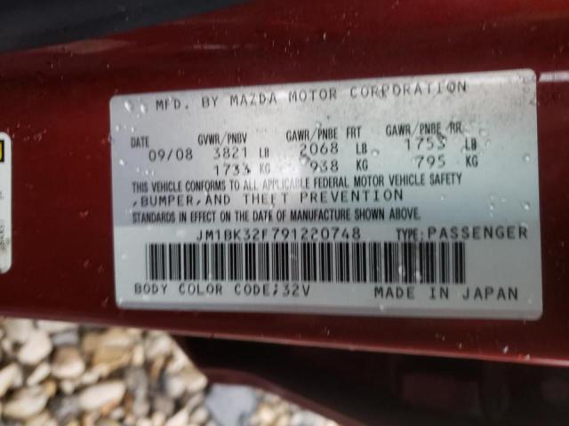 Photo 10 from auction – 2009 MAZDA 3 I with VIN JM1BK32F791220748