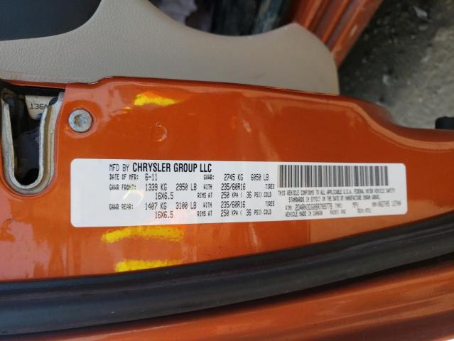 Photo 10 from auction – 2011 DODGE GRAND CARA with VIN 2D4RN3DG0BR789778