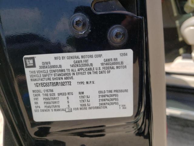 Photo 10 from auction – 2005 CADILLAC ESCALADE L with VIN 1GYEC63T85R192772