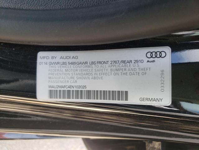 Photo 10 from auction – 2014 AUDI A7 PRESTIG with VIN WAU2MAFC4EN102025