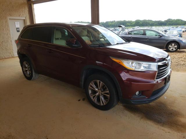 TOYOTA HIGHLANDER 2014 with VIN 5TDKKRFH2ES015754 - Photo from auction