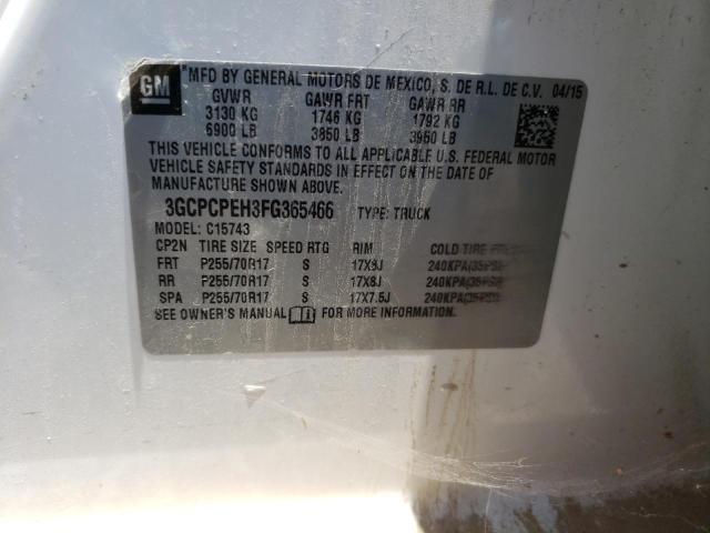 Photo 10 from auction – 2015 CHEVROLET SILVERADO with VIN 3GCPCPEH3FG365466