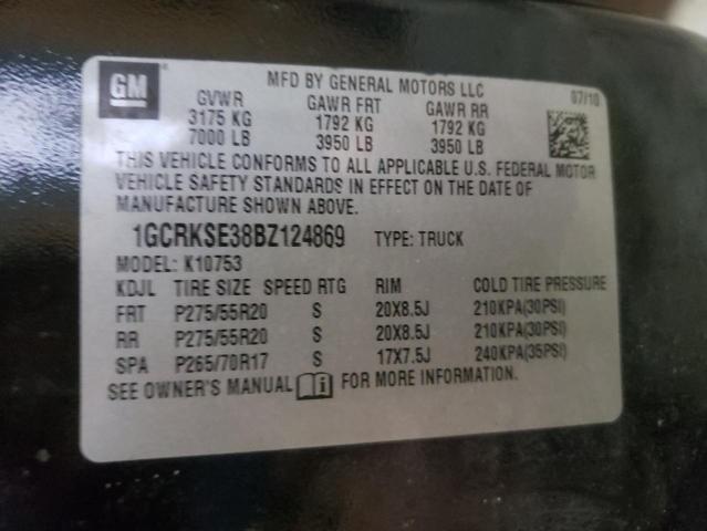 Photo 10 from auction – 2011 CHEVROLET SILVERADO with VIN 1GCRKSE38BZ124869