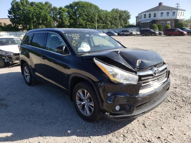 TOYOTA HIGHLANDER 2015 with VIN 5TDJKRFH8FS169169 - Photo from auction