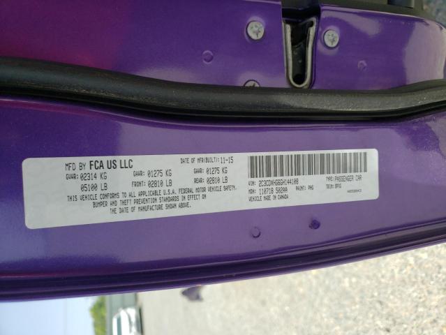 Photo 10 from auction – 2016 DODGE CHARGER SX with VIN 2C3CDXHG6GH144108