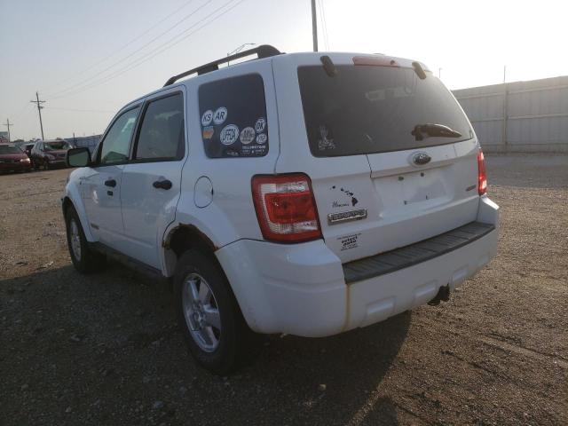 Photo 3 from auction – 2008 FORD ESCAPE XLT with VIN 1FMCU931X8KD85606