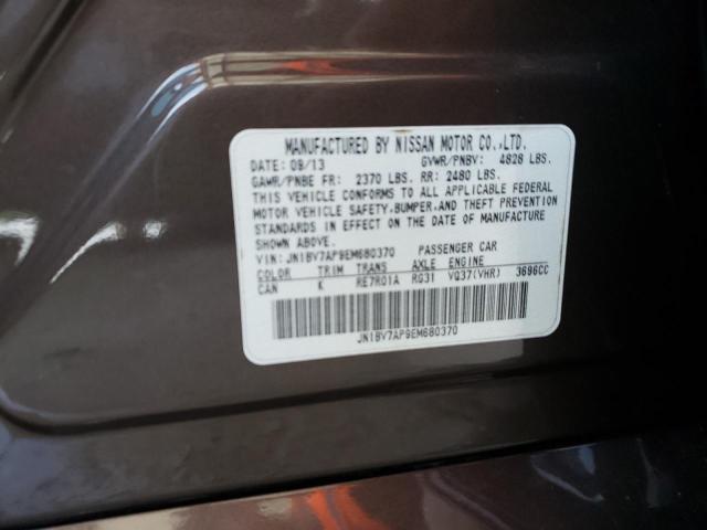 Photo 10 from auction – 2014 INFINITI Q50 BASE with VIN JN1BV7AP9EM680370