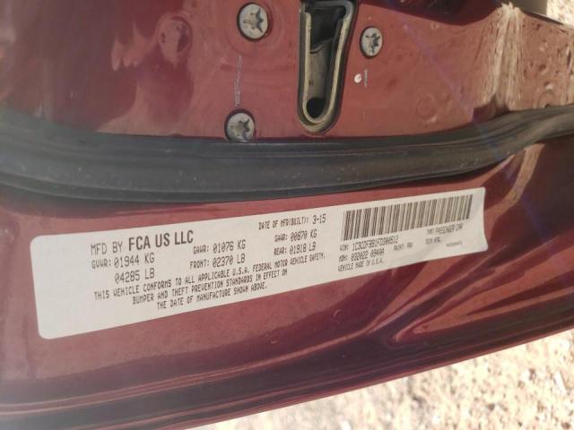 Photo 10 from auction – 2015 DODGE DART SXT with VIN 1C3CDFBB1FD300512