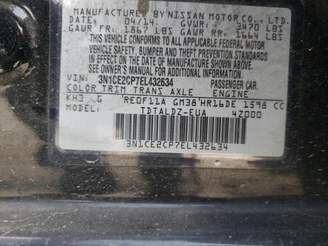 Photo 10 from auction – 2014 NISSAN VERSA NOTE with VIN 3N1CE2CP7EL432634