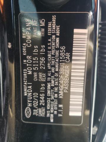 Photo 10 from auction – 2011 HYUNDAI GENESIS 4. with VIN KMHGC4DF3BU115856