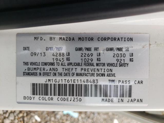 Photo 10 from auction – 2014 MAZDA 6 TOURING with VIN JM1GJ1T61E1148483