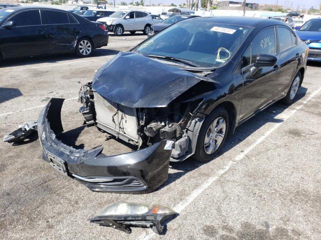 Photo 2 from auction – 2015 HONDA CIVIC LX with VIN 19XFB2F51FE266713