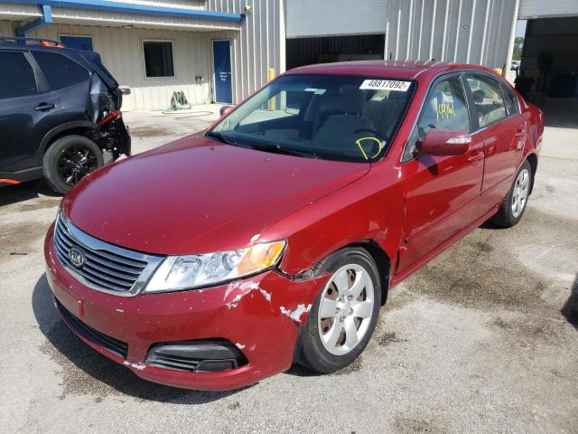 Photo 2 from auction – 2009 KIA OPTIMA LX with VIN KNAGE228095355701