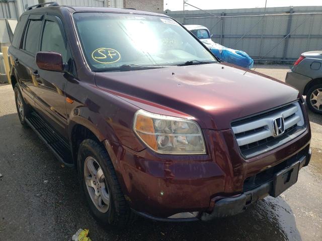 HONDA PILOT SE 2008 with VIN 5FNYF28398B002757 - Photo from auction