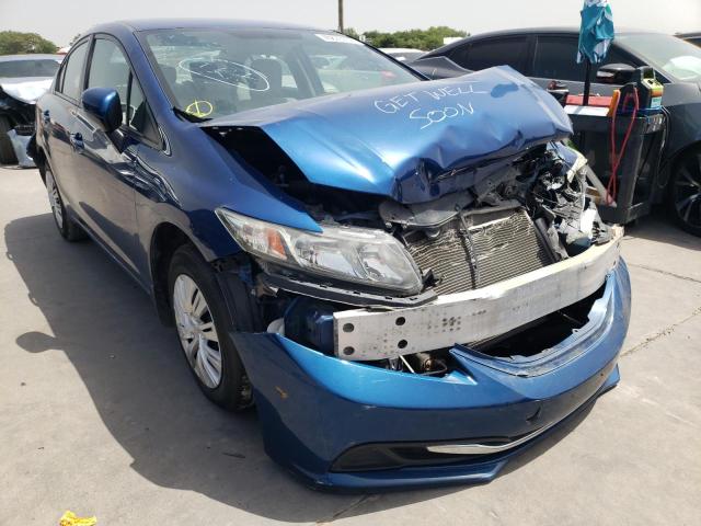 Photo 1 from auction – 2014 HONDA CIVIC LX with VIN 19XFB2F56EE257875