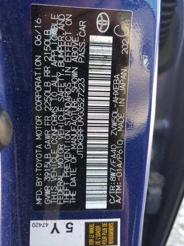 Photo 10 from auction – 2016 TOYOTA PRIUS with VIN JTDKBRFU9G3527223