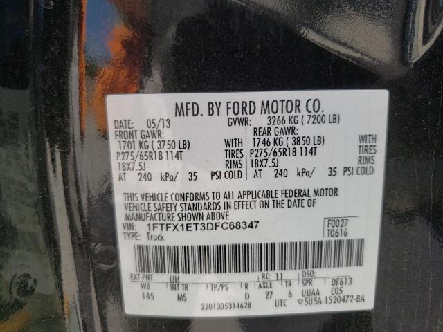 Photo 10 from auction – 2013 FORD F150 SUPER with VIN 1FTFX1ET3DFC68347