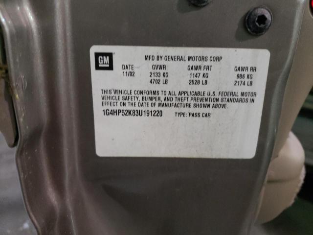 Photo 10 from auction – 2003 BUICK LESABRE CU with VIN 1G4HP52K83U191220