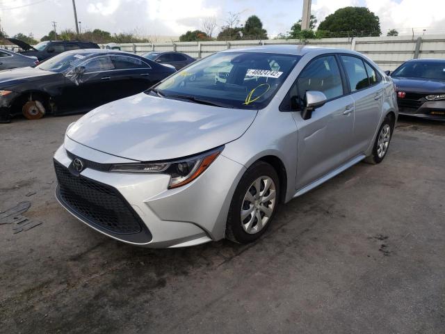 Photo 2 from auction – 2021 TOYOTA COROLLA LE with VIN JTDEPMAE9MJ147873