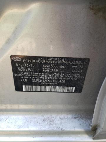 Photo 10 from auction – 2016 HYUNDAI ELANTRA SE with VIN 5NPDH4AE5GH696430