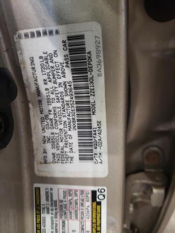 Photo 10 from auction – 2005 TOYOTA COROLLA CE with VIN 1NXBR32E35Z493645
