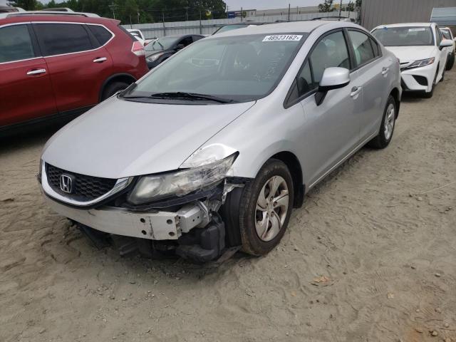 Photo 2 from auction – 2013 HONDA CIVIC LX with VIN 19XFB2F55DE217933
