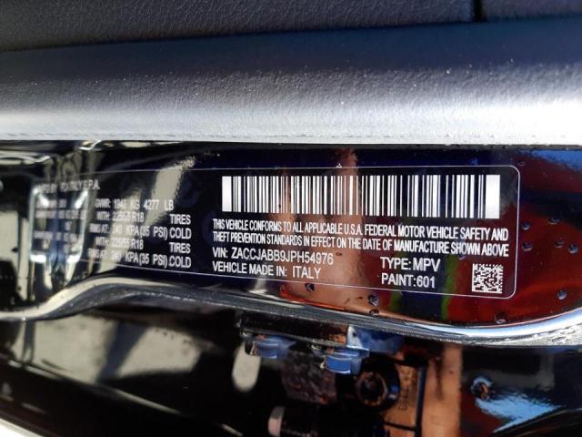 Photo 10 from auction – 2018 JEEP RENEGADE L with VIN ZACCJABB9JPH54976