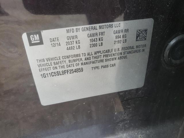 Photo 10 from auction – 2015 CHEVROLET MALIBU 1LT with VIN 1G11C5SL8FF254859