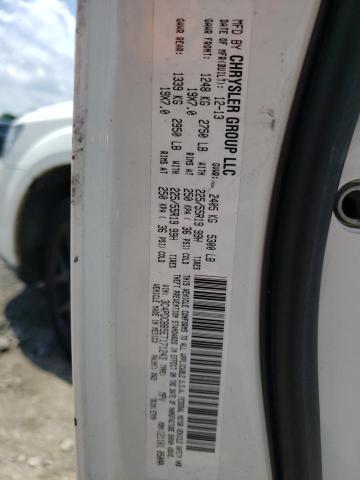 Photo 10 from auction – 2014 DODGE JOURNEY SX with VIN 3C4PDCBB5ET171243